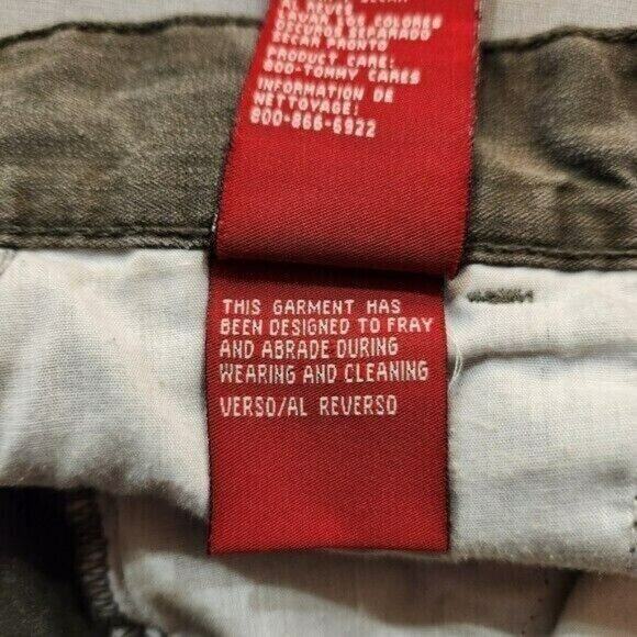 Tommy Hilfiger, Shorts, Men's, Size, 31, Green, Faded, Distressed, Y2K, Vintage - Picture 9 of 12